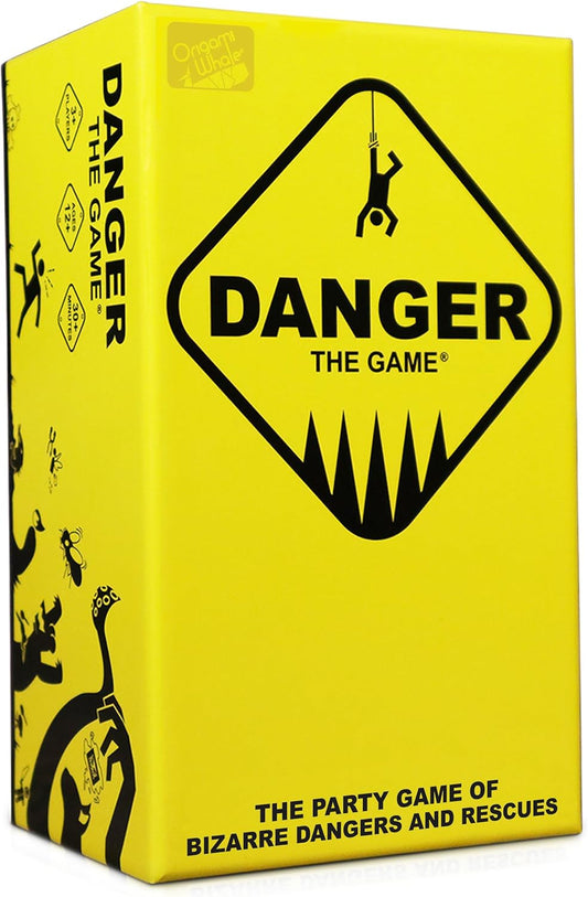 Danger The Game: The Card Game of Bizarre Dangers and Rescues - Family & Adult Game Night - Easy to Learn - Party Games - Family Board Games - 3+ Players