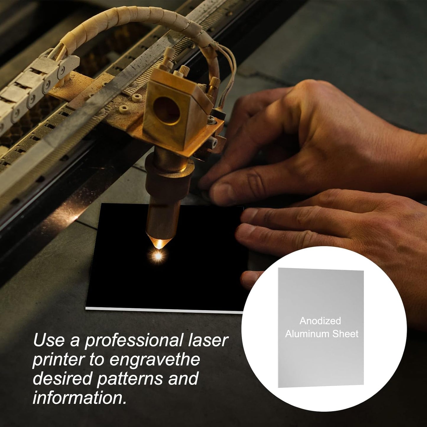 PATIKIL 7x5x1/32inch Anodized Aluminum Sheet, 10Pcs Metal Rectangle Aluminum Plate 0.8mm Thick Engraving Blanks for Laser Engraving DIY Decorative Crafting Home Decoration, Grey