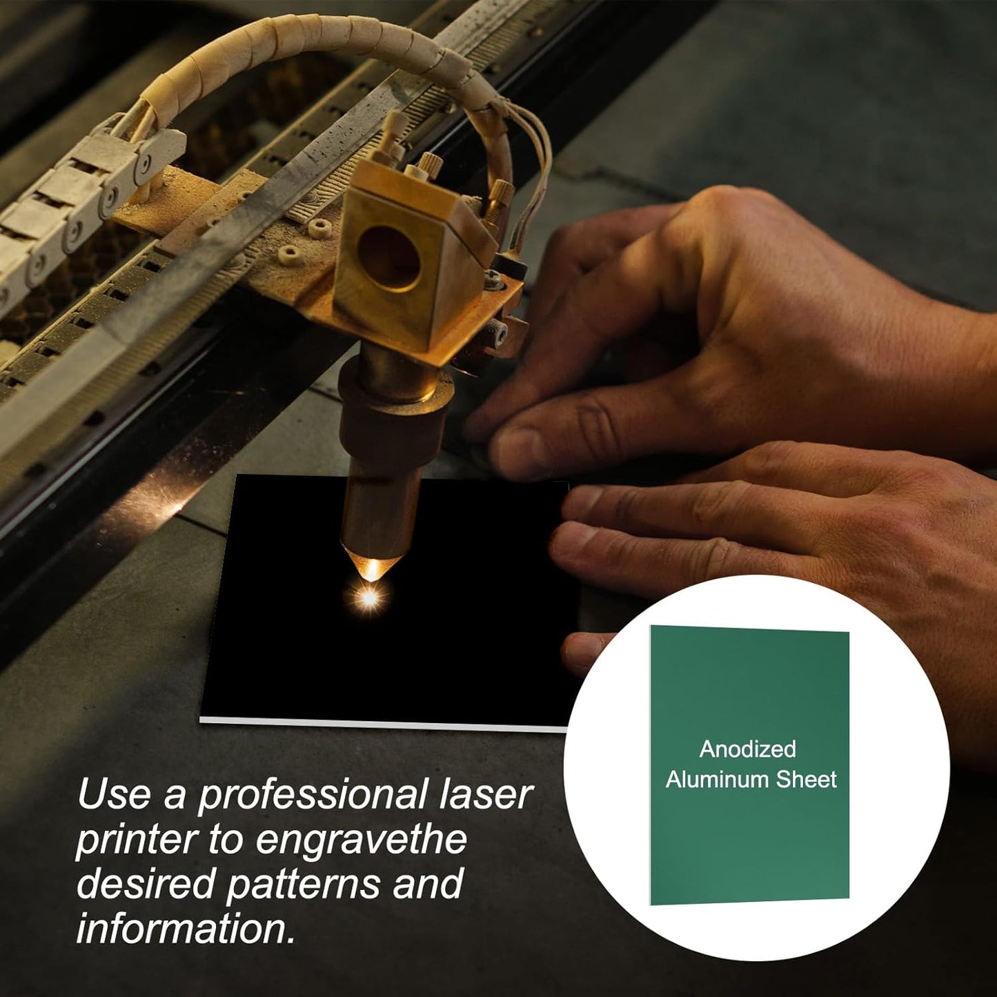 PATIKIL 3.3x2.1x1/32inch Anodized Aluminum Sheet, 10Pcs Metal Rectangle Aluminum Plate 0.8mm Thick Engraving Blanks for Laser Engraving DIY Decorative Crafting Home Decoration, Green