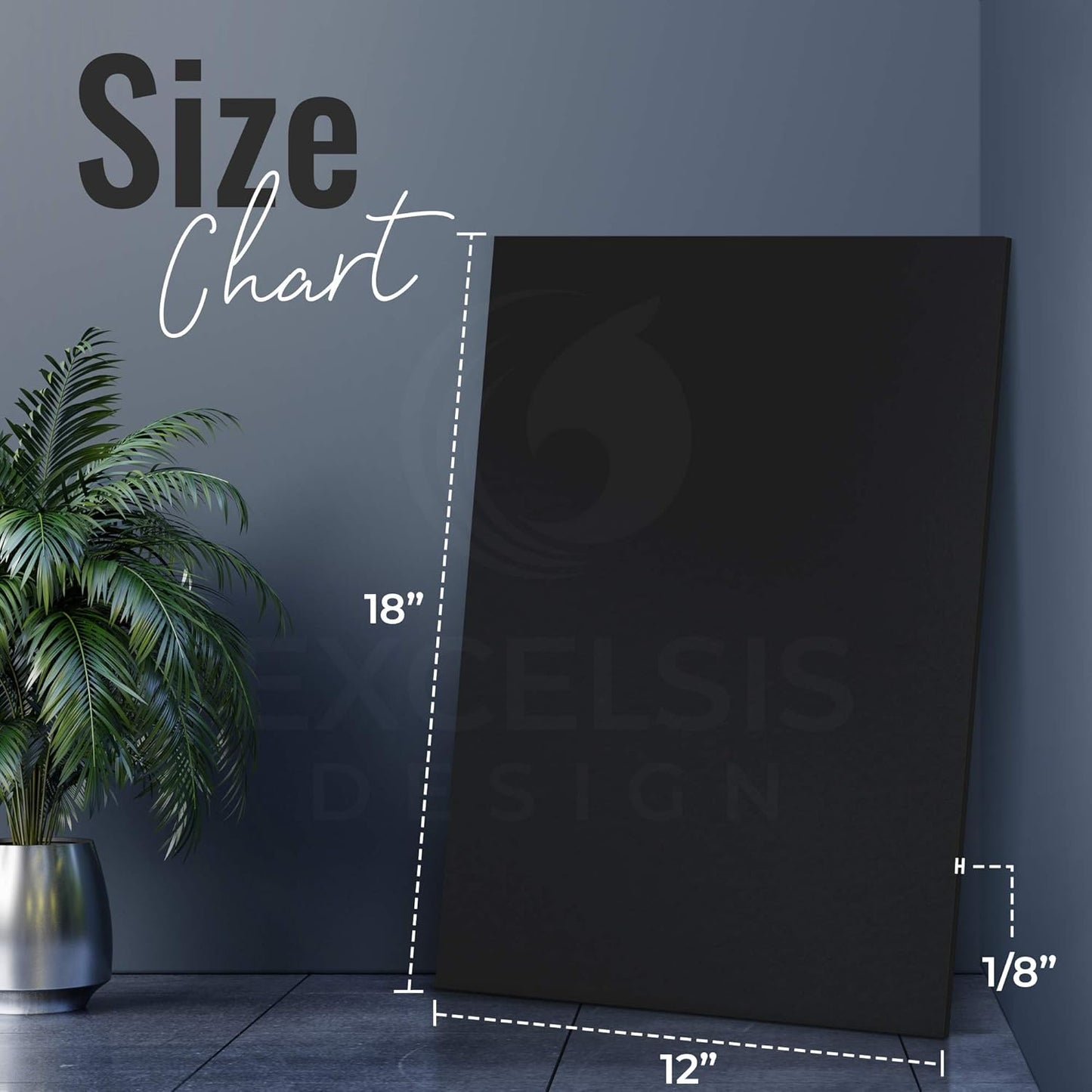 Black Foam Board 12 x 18 x 1/8" (3mm) Inch, 15 Pack Acid-Free Foam Core Poster Board Sheets for Art, Crafts, Presentation, Vision Board, Signboard, and Party Decorations