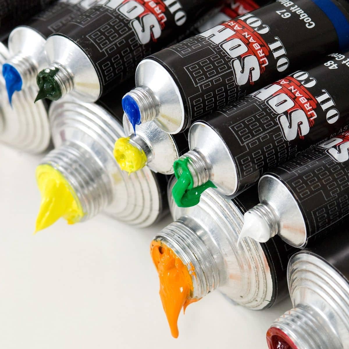 Soho Urban Artist Oil Paint - Cadmium Red Deep Hue, 430 ml Can - Best Valued Oil Colors for Painting, Excellent Pigment Load