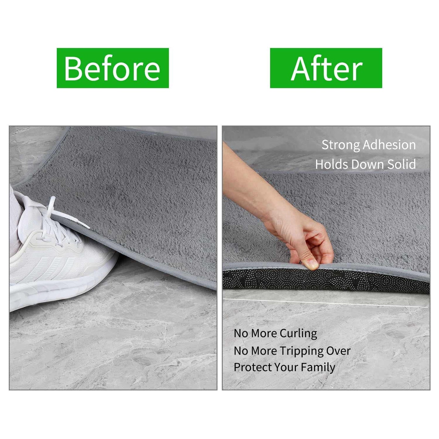 2 Pack Double Sided Tape Heavy Duty Strong Wall Adhesive with Fiberglass Mesh, Super Sticky Resistente Clear Tape, Easy Use Mounting Tape 2.2inX33FT