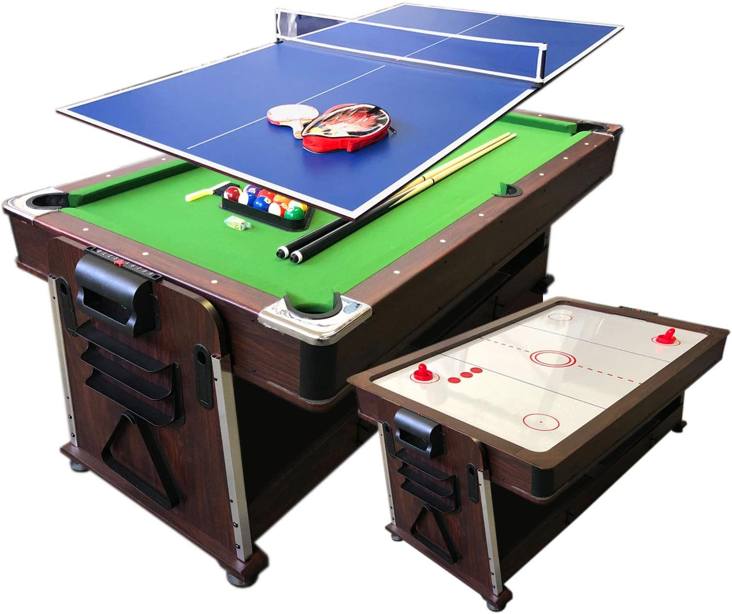7ft Pool Table air Hockey 3 in 1 Pool Table - Mattew