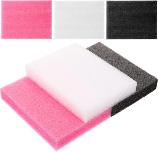 EXCEART 6Pcs Needle Felting Pad Pearl Cotton Foam Cushions for DIY Crafting Work Surface for Quilting and Felting Projects