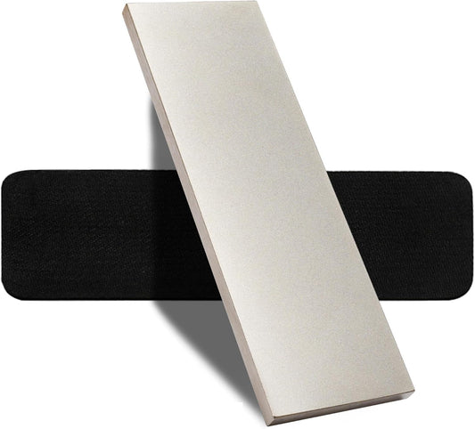 Diamond Sharpening Stone 600 Grit - Knife Sharpener Whetstone for Knives, Tools & Hunting Blades with Non-slip mat (6 x 2Inch)