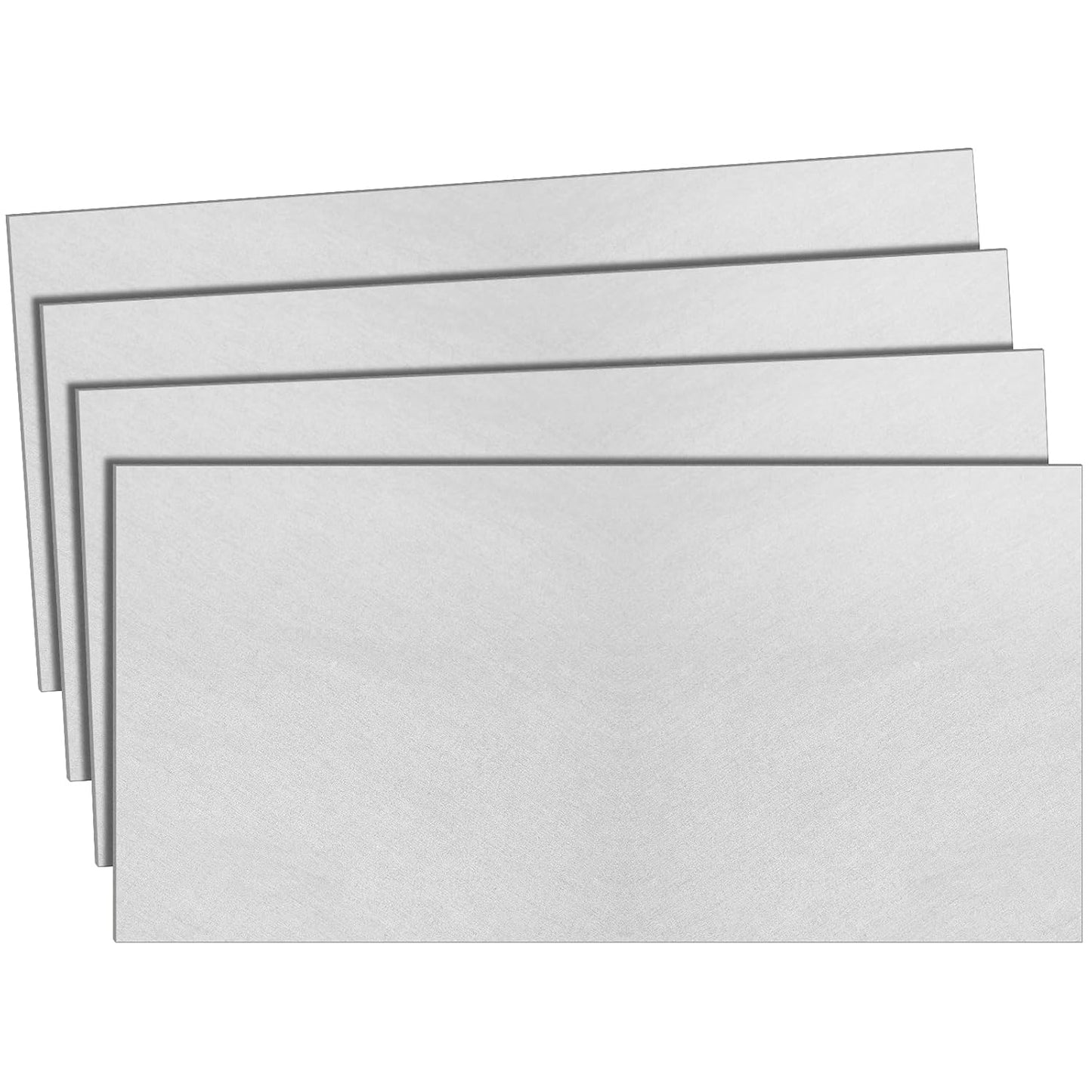 Zonon 4 Pcs 20 Gauge Steel Sheet Metal Cold Roll Steel Sheet 12" x 6" x 0.032" Weldable Metal Roll Steels Plate for DIY Craft Projects Home Auto, Easy to Shape, Weld, Cut and Form