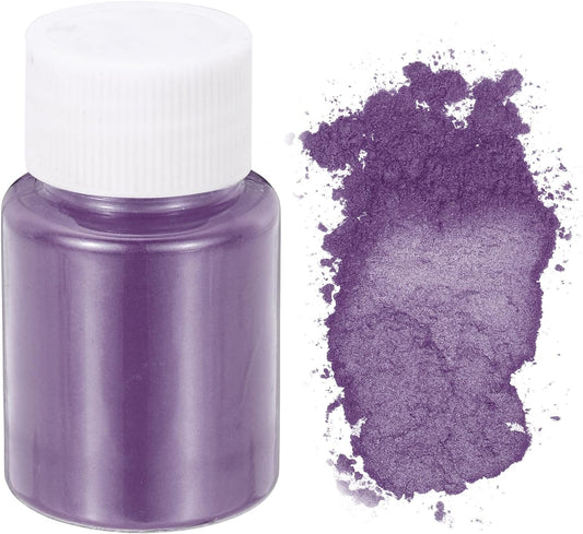 uxcell 10g/0.35oz Cosmetic Grade Mica Powder, 600 Mesh Mica Powder Natural Resin Epoxy Pigment Powders for Casting Resin, Candle Dye, DIY Nail Polish and Lip Gloss, Dark Purple