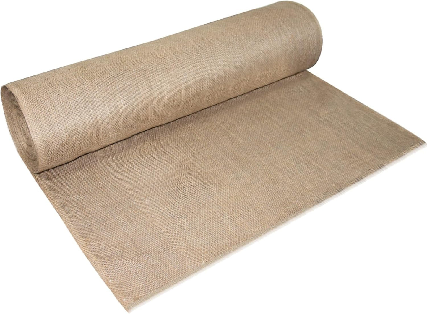 Garden Burlap Roll, 40" x 50 Feet Natural Jute Burlap Fabric Roll for Gardening Raised Bed Liners,Seed Cover,Edging,Weed Barrier,Aisle Runner Plant Cover Tree Protections (40" x 50 Feet)