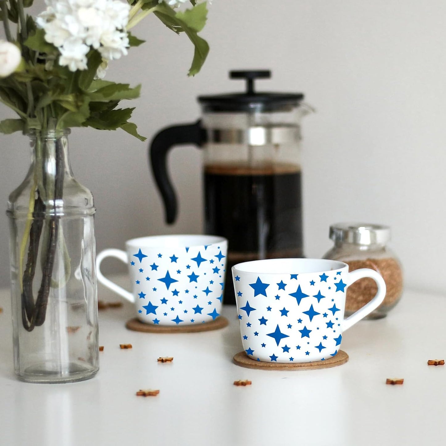 Ant Smart Adhesive Permanent Vinyl Compatible with Cricut Explore and Maker Series Without Cutting Mats, Create DIY Projects, Decals, Stickers & More (Light Blue, 13inch x 30ft)