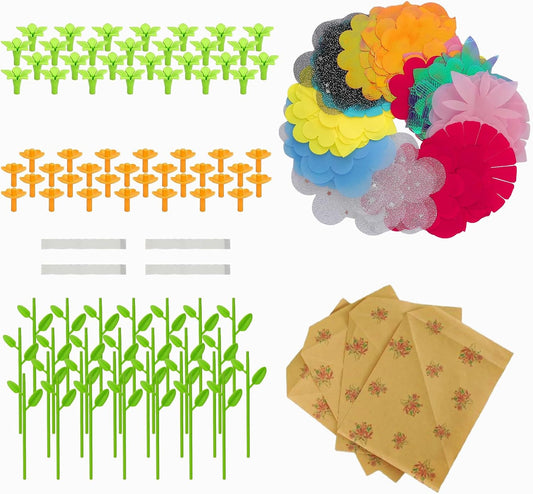 DIY Fabric Flower Bouquet Toy Accessories | Floral Art Craft Materials