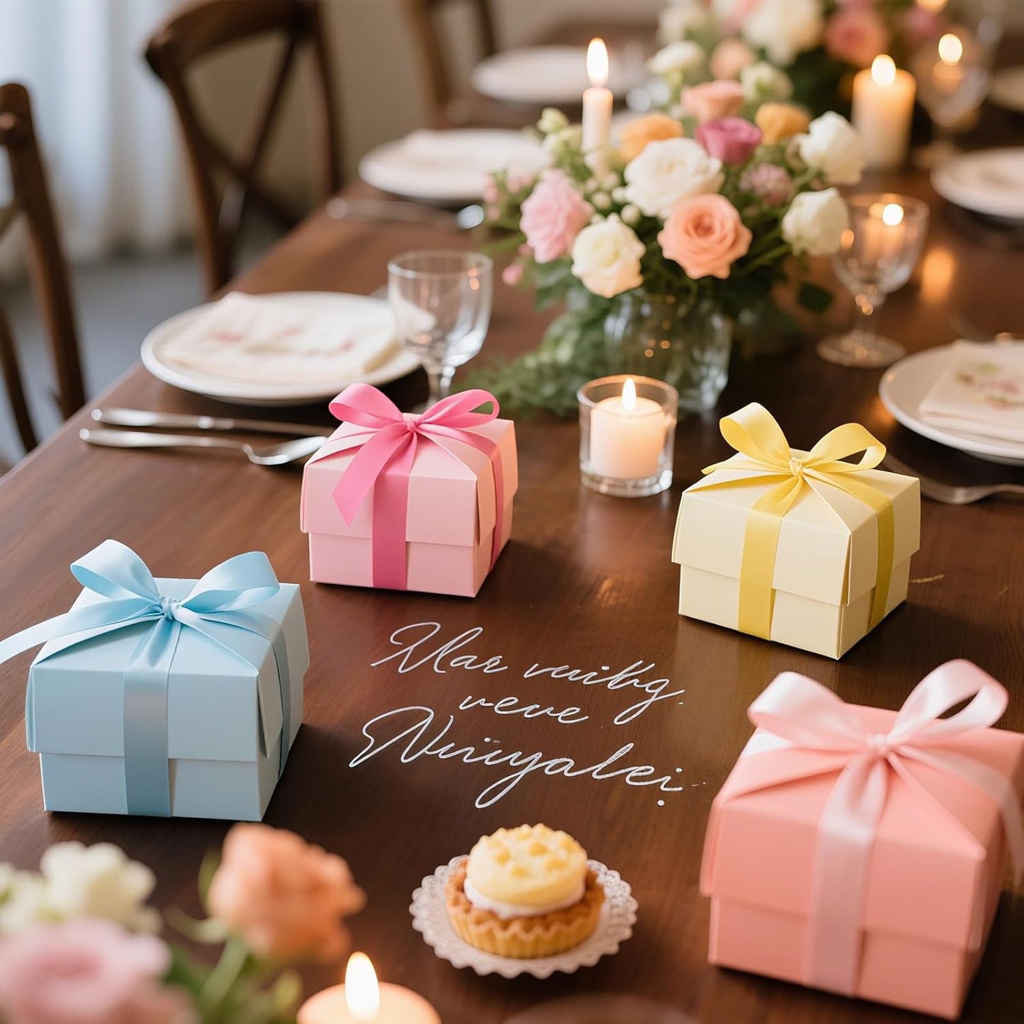 3/8 Double-Faced Satin Ribbon 50 Yards Set,“Morning Meadow”–10 Nature Colored Ribbon Bulk for Gift Wrapping, Crafts, Flower Bouquet, Easter, Wedding, Party Decor, Teacher Kids, Hair & Bows