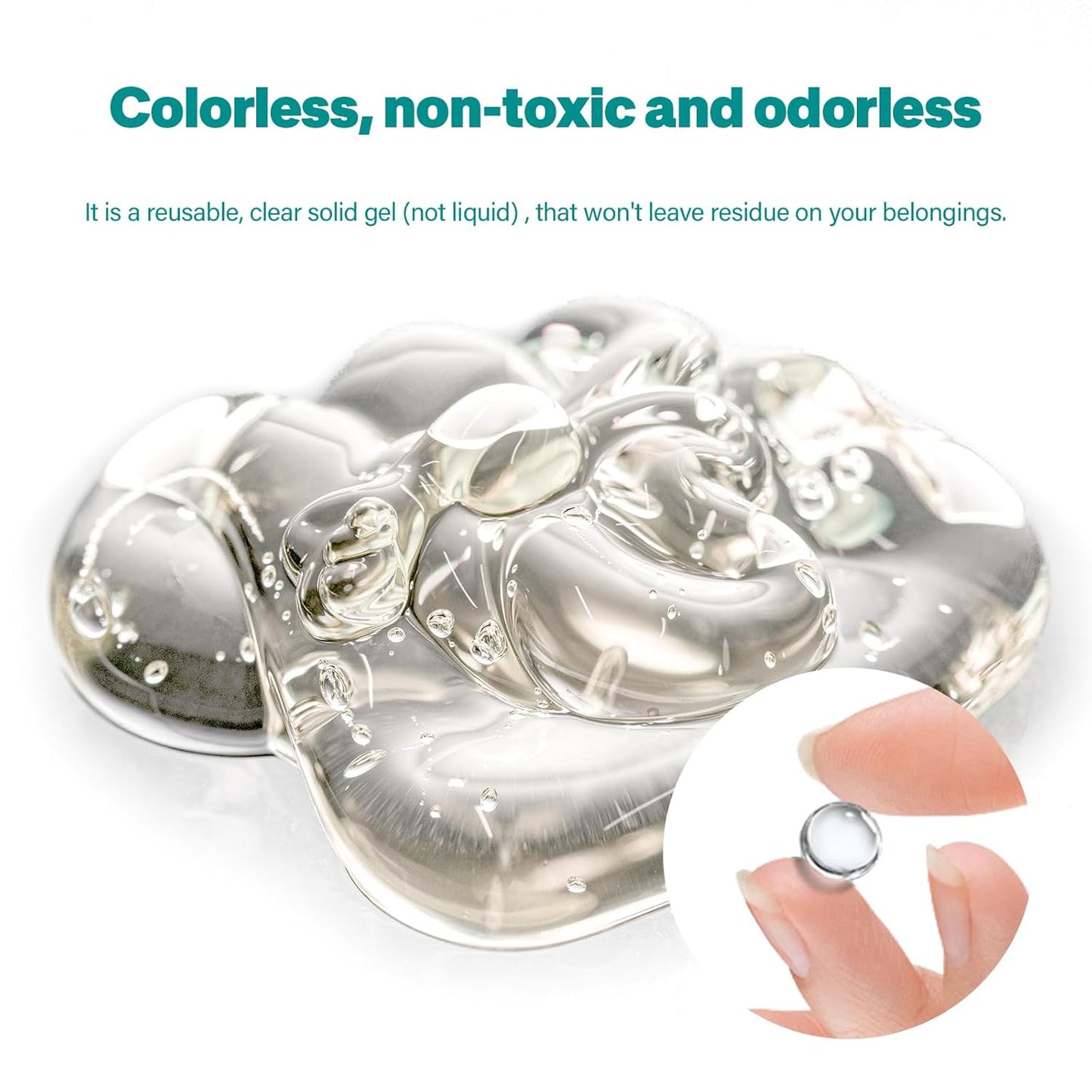 6.07 OZ Clear Exhibit Gel for Museum, Removable Clear Exhibit Putty for Museum, Reusable & No Residue Museum Exhibit Wax Fixed Collection Artifacts and Decorations to Prevent Vibration, Falling