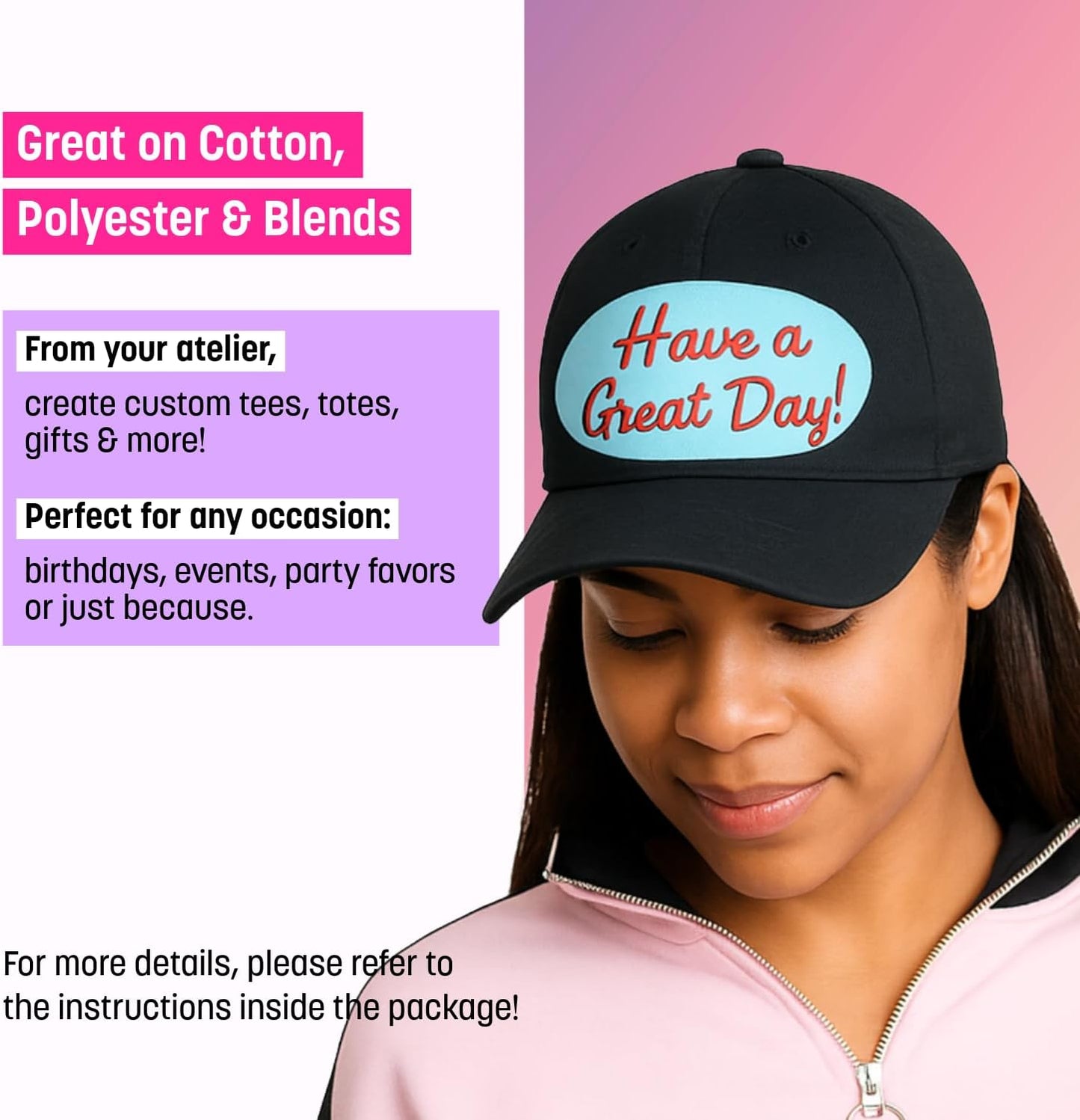 MINSEO Jet Flex Premium Opaque Heat Transfer Paper for Dark Fabric (10 Sheets 8.5x11") Printable Iron-on Transfer Vinyl for Inkjet Printer (Made in Korea)