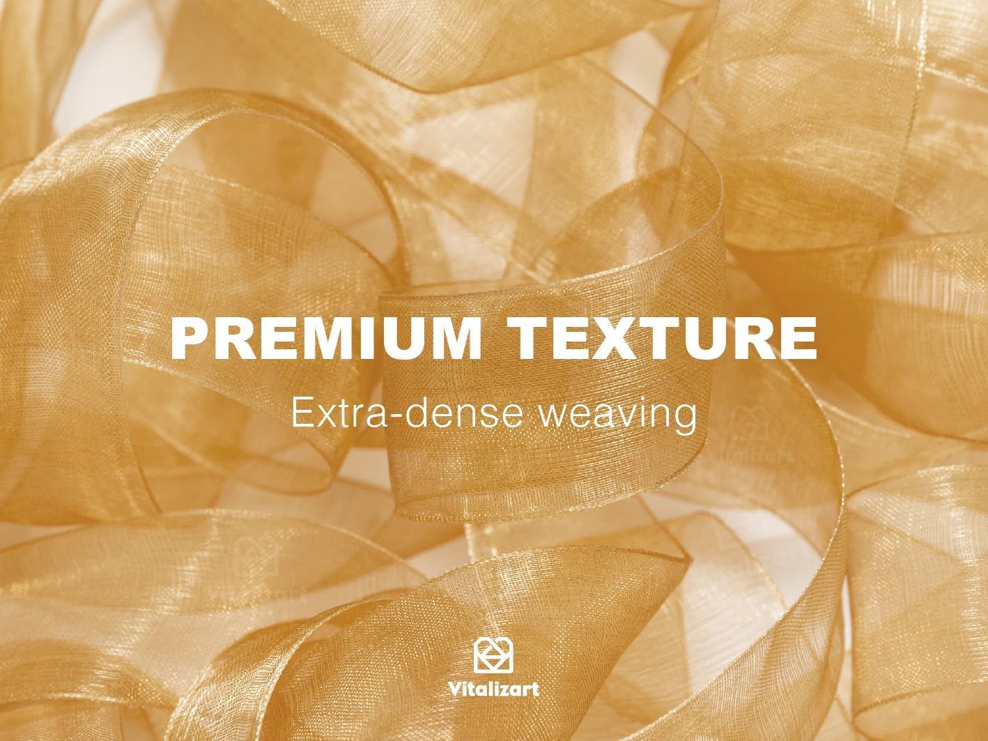 Vitalizart Organza Ribbon 1" x 90Yd Mixed Color Sheer Ribbons Set 10 Yd x 9 Rolls Handmade for Gift Wrapping Christmas Tree Crafts Bows Wedding Invitations Wreaths Wrap