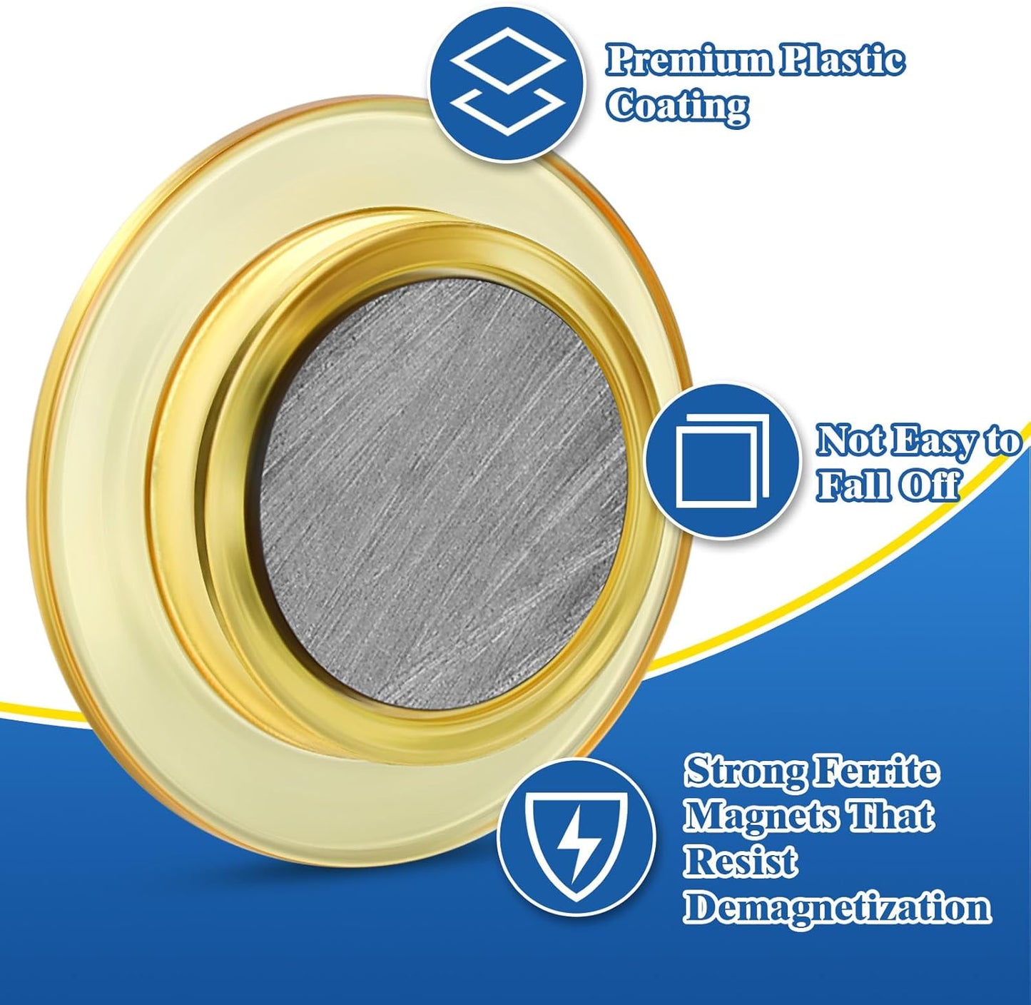 Wukong 6 Pack | 30x3cm(11.81 x 1.18) Magnetic Stainless Silver Boards Strips, Adhesive Backing Bulletin Bar Board, Memo Board with 16Pcs Colorful Magnets for Office, Home, Photo Wall, Documents