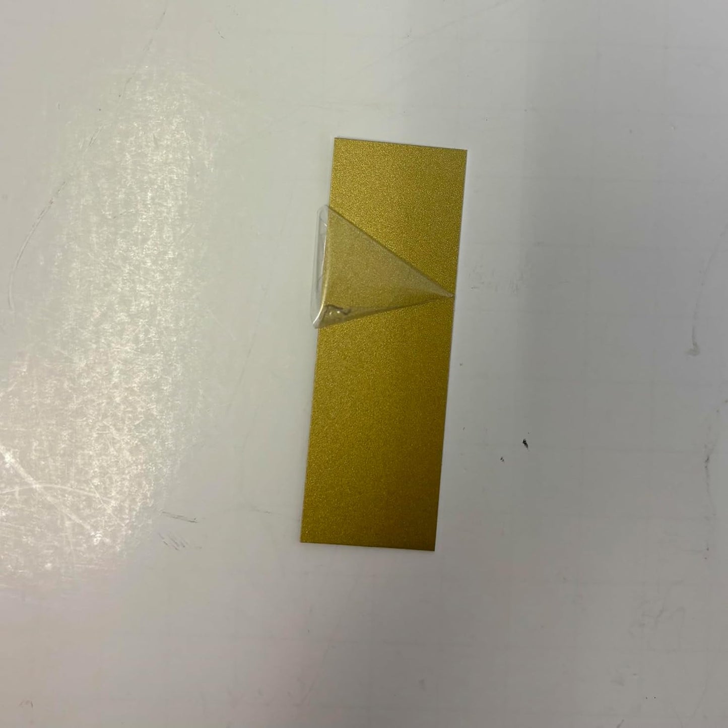 Blank Metal Plates for Laser Engraving - 4 Pack | Aluminum Sheets 0.020" Thick | CO2, Diode, Fiber Laser Compatible | Multiple Sizes & Colors (Gold (engraves black), .75x3 inch)