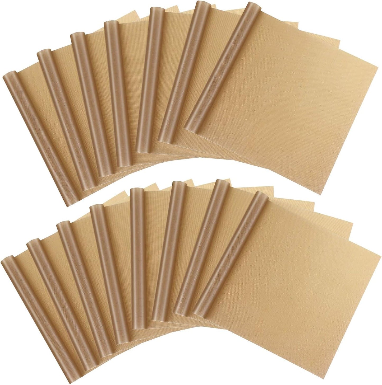 Teflon Sheet for Heat Press, 15 Pack Selizo Heat Transfer Cover Paper Heat Resistant Transfer Protector Sheets for Cricut Iron HTV Vinyl, Sublimation, Baking and Craft