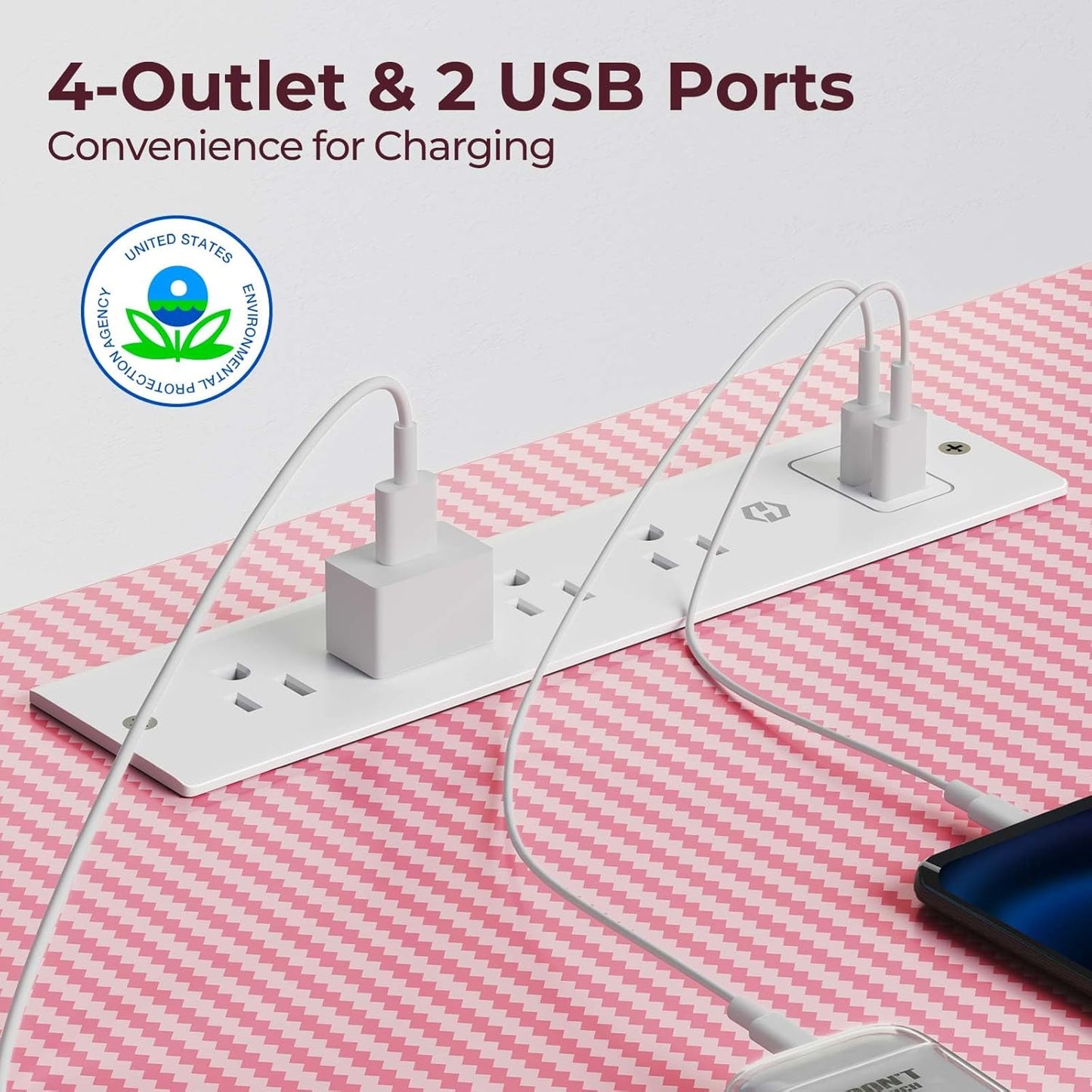 SEVEN WARRIOR Gaming Desk 50.4” with LED Light & Power Outlets, L-Shaped Gaming Desk Carbon Fiber Surface with Monitor Stand, Ergonomic Gamer Table with Headphone Hook, Pink