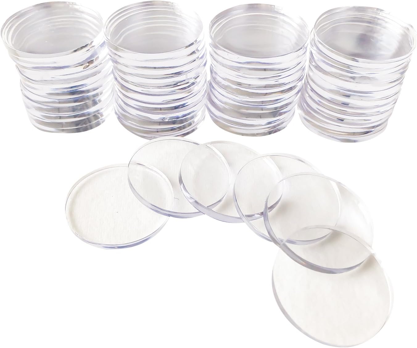 Yuanhe Clear Acrylic Poker Chip Spacers,50pcs/100pcs/200pcs