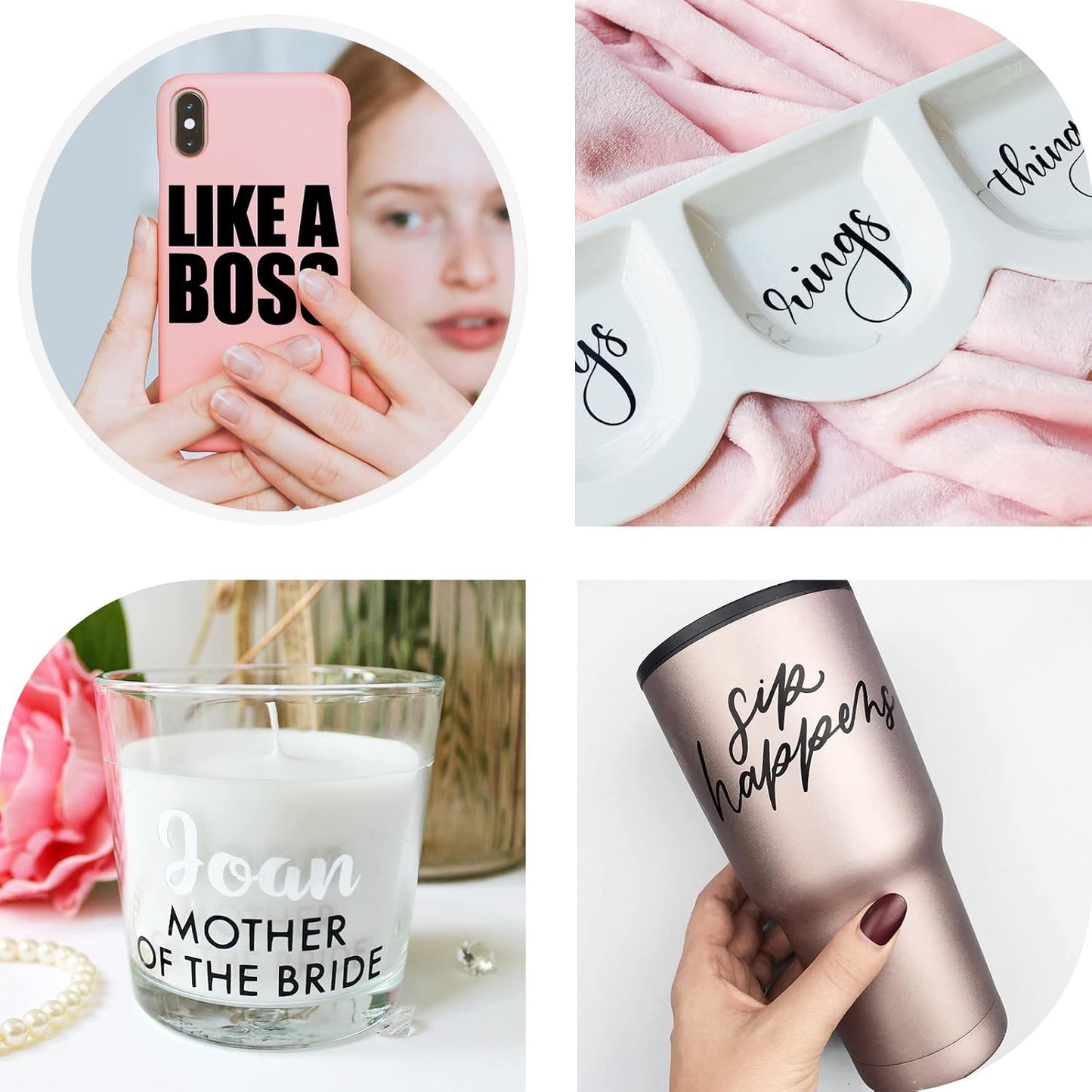 TECKWRAP 001 Smart Adhesive Vinyl Permanent,13in x 5ft, Vinyl for DIY Decal Projects, Compatible with Explore3/Maker3, Matte Ink Black