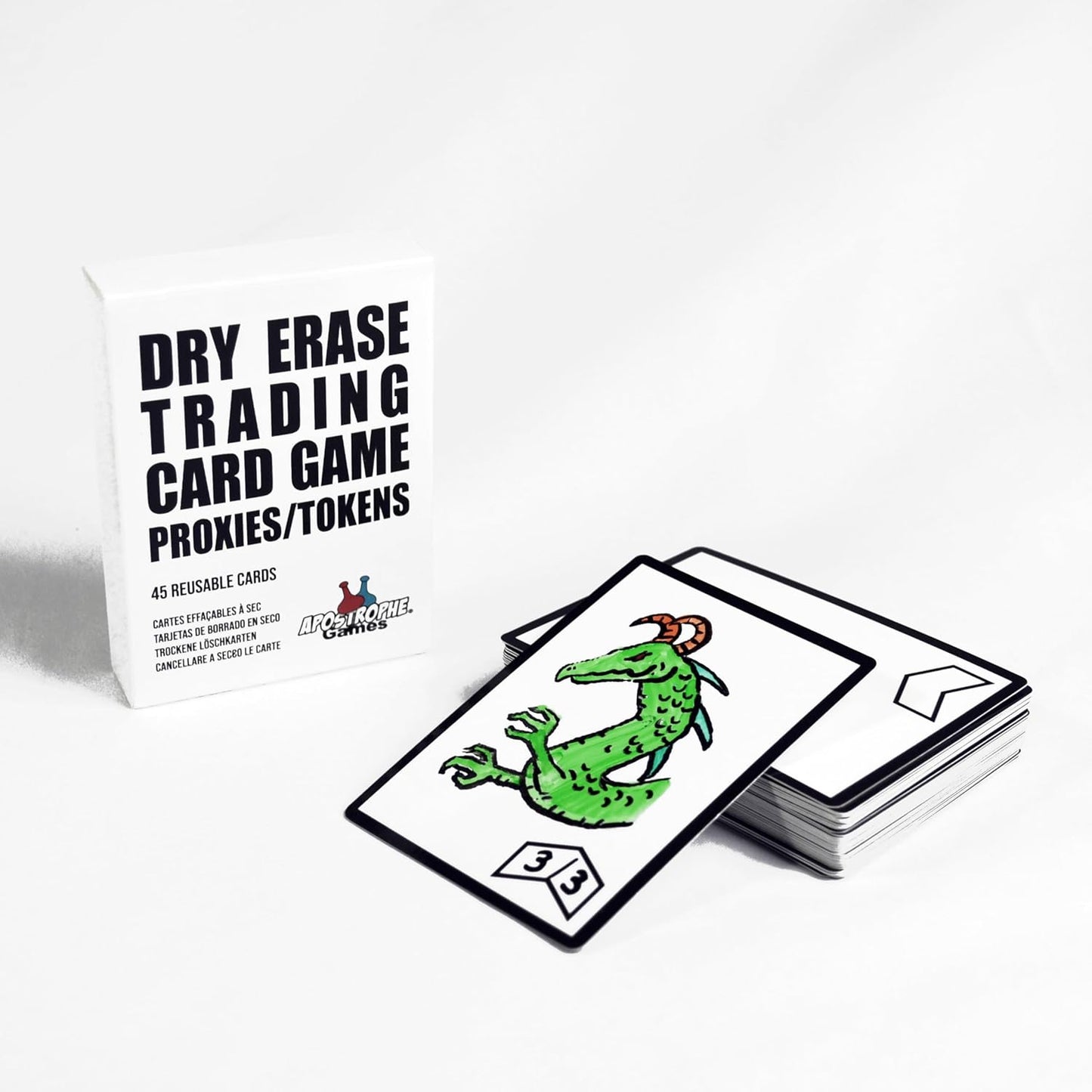 Apostrophe Games Dry Erase MTG Tokens Set of 40 Cards – Reusable Proxies/Tokens for Trading Card Games