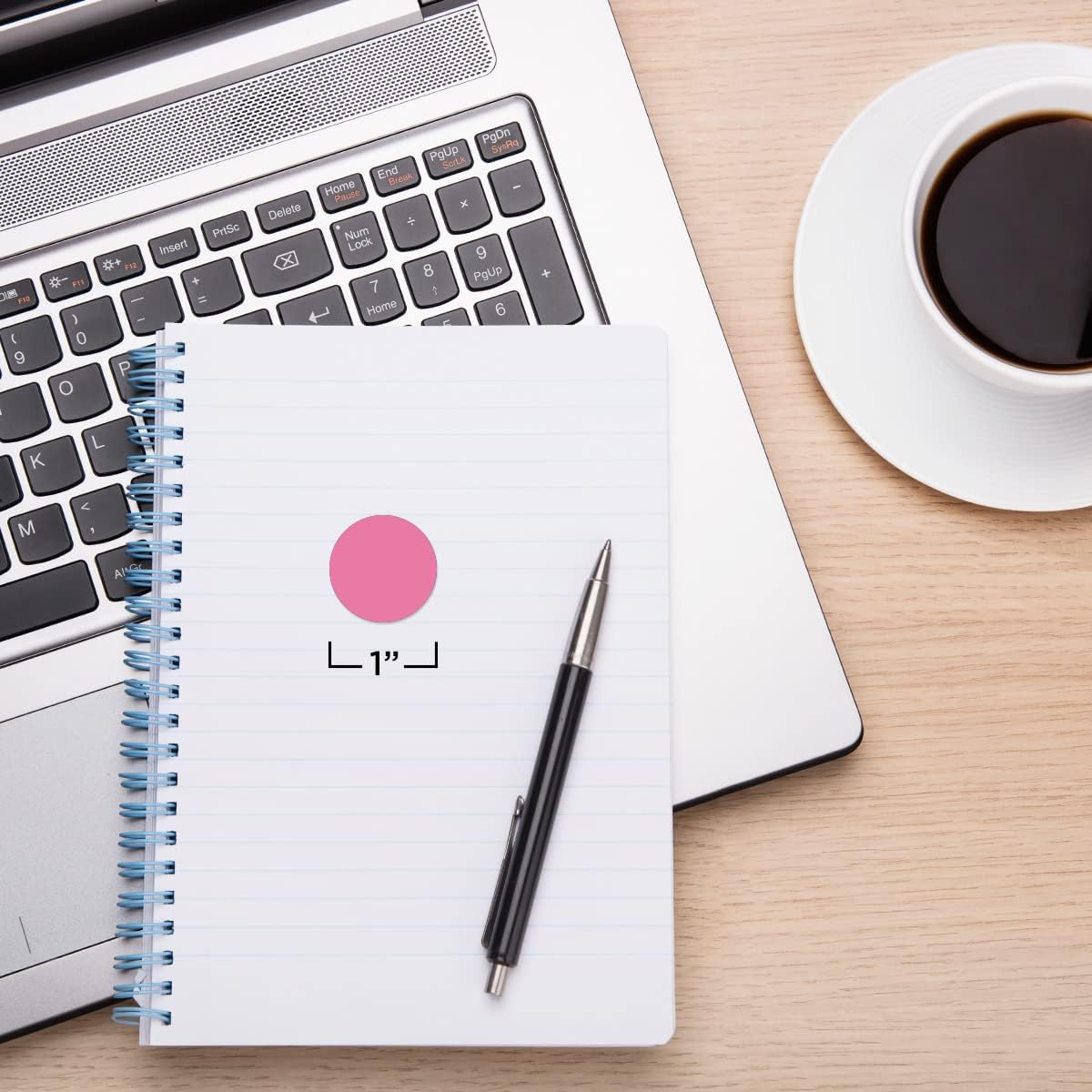 ChromaLabel Removable Color Code Dot Label Kit, 5 Assorted Standard Colors, 1000 Stickers per Dispenser Box, 1 inch