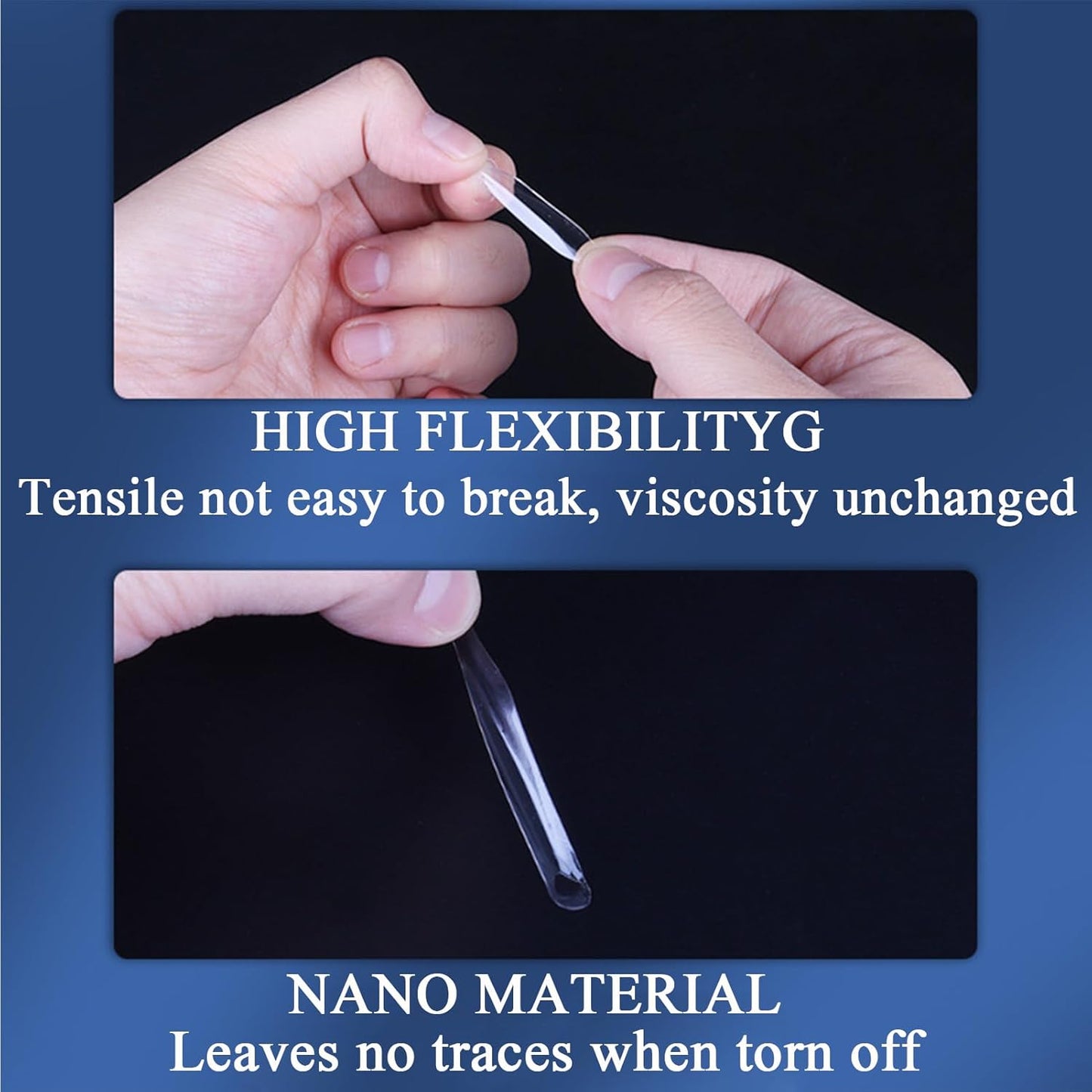 Adhesive Stick dots Two-Sided Sided Mounting Putty Stick Tack for Wall Hanging Crafts Balloons Festival Party Decorations,Clean Removable(0.78"*0.78"-300)