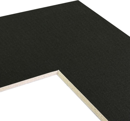 Craig Frames B404 Pre-cut Mat Board for 20x28 Print, 24x32, Textured Black