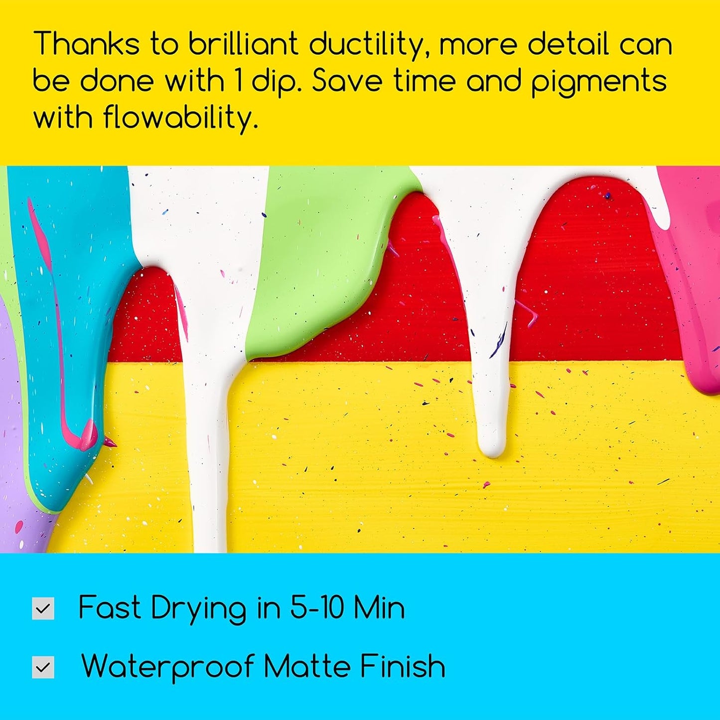 MEEDEN Soft Body Acrylic Paint: Crimson Red Matte Finish - 250ml/8.45oz Bulk Acrylic Colors in Squeeze Bottle - Fluid Flow Art Paints for Artists Canvas Painting