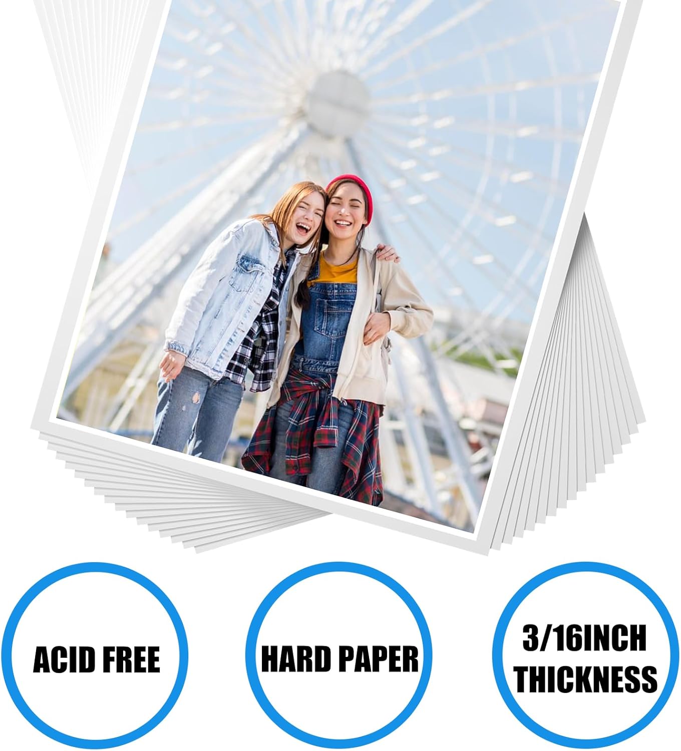 30 Pack White Foam Board 12" x 16.5", 3/16" Foam Core Baking Board for Projects, A3 Polystyrene Mat Board Poster Foam Board Sheets for Art Crafts, Presentation, Wedding, School Projects