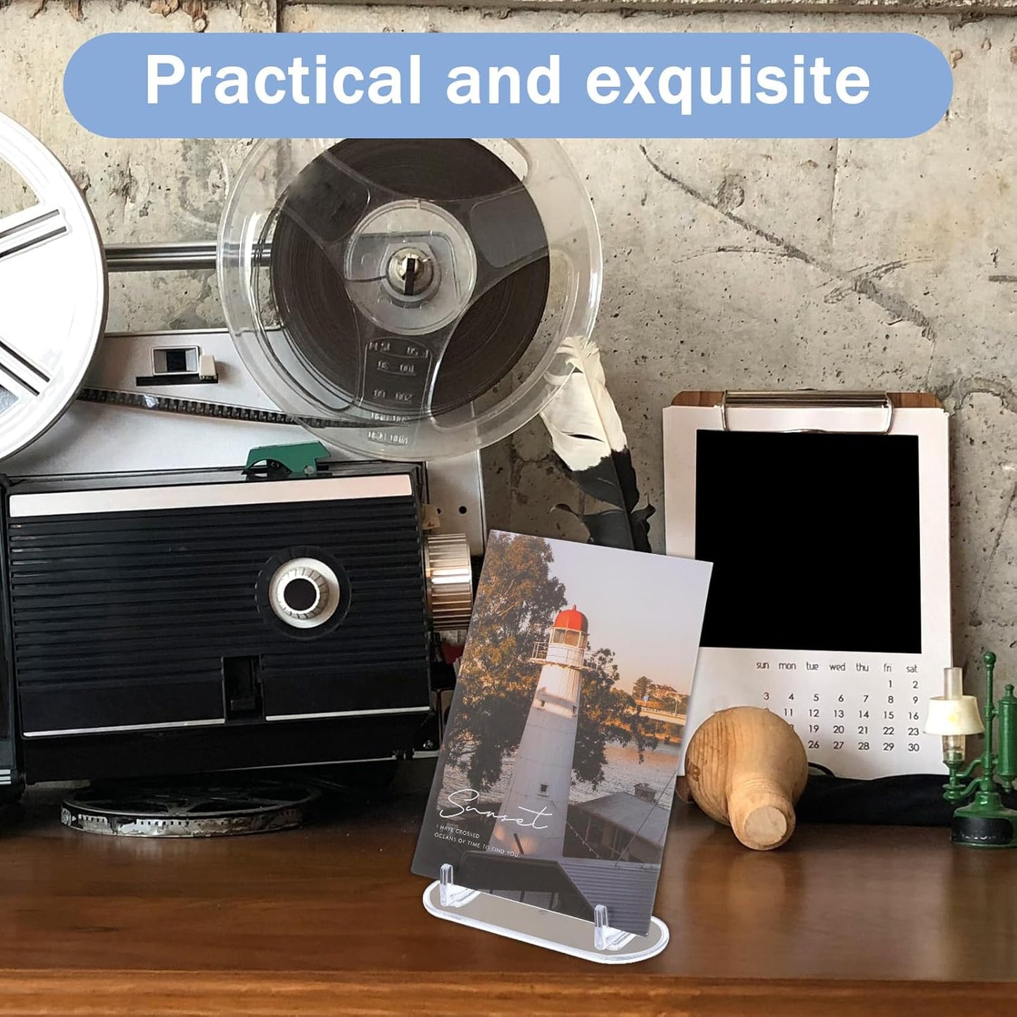 10 Pcs Card Display Stand, Acrylic Clear Card Trading Stand, Cards Display for Challenge Coin Graded Card Sports Card Trading Card PSA Card Baseball Card