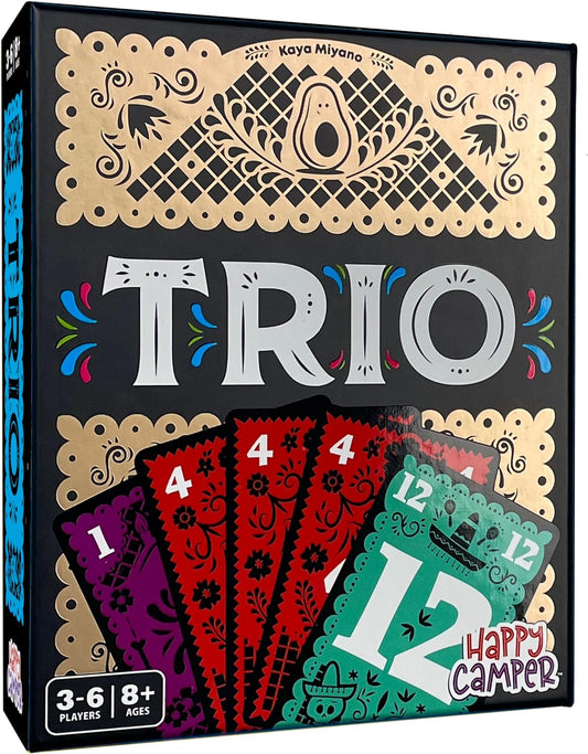 Happy Camper - Trio | Hottest New Family Game | Award-Winning | Game-of-The-Year | Perfect Stocking Stuffer | Great for Parties | 3-6 Players | Ages 8+