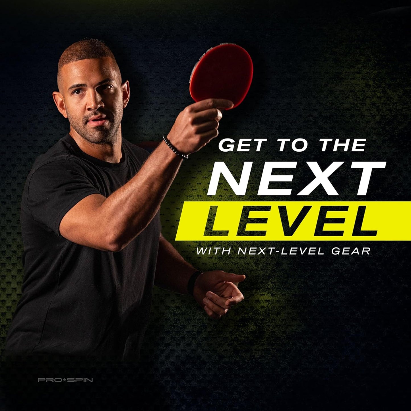 PRO SPIN Ping Pong Paddles - Professional Level Table Tennis Rackets with Carbon Fiber for Superior Control | 7-Ply Blade, Premium Rubber, 2.0mm Sponge | Includes Protector Case