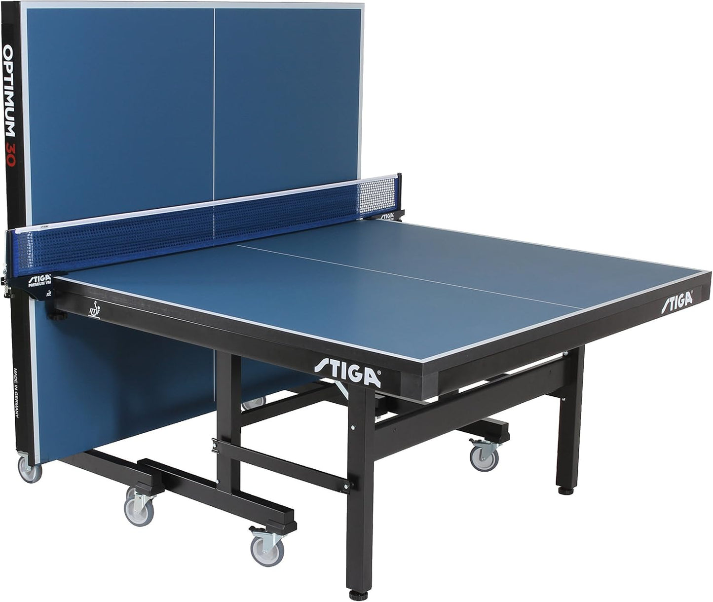 STIGA Optimum 30 Table Tennis Table with 30mm Thick Top and Unmatched Stability