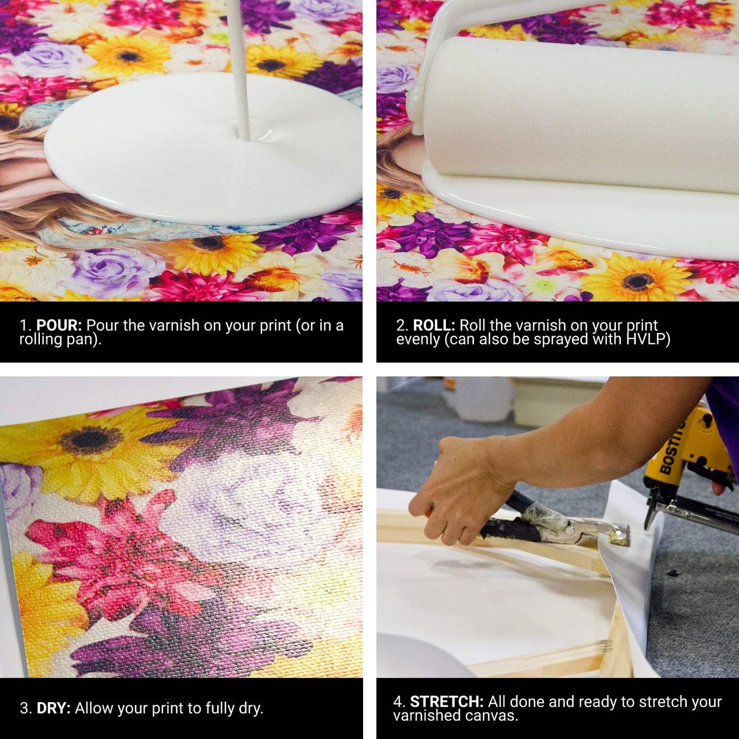 Breathing Color Timeless Archival Print Varnish - 1 Gallon Matte Finish - Premium Water-Based Canvas Coating with Fade Protection and No Glare Finish