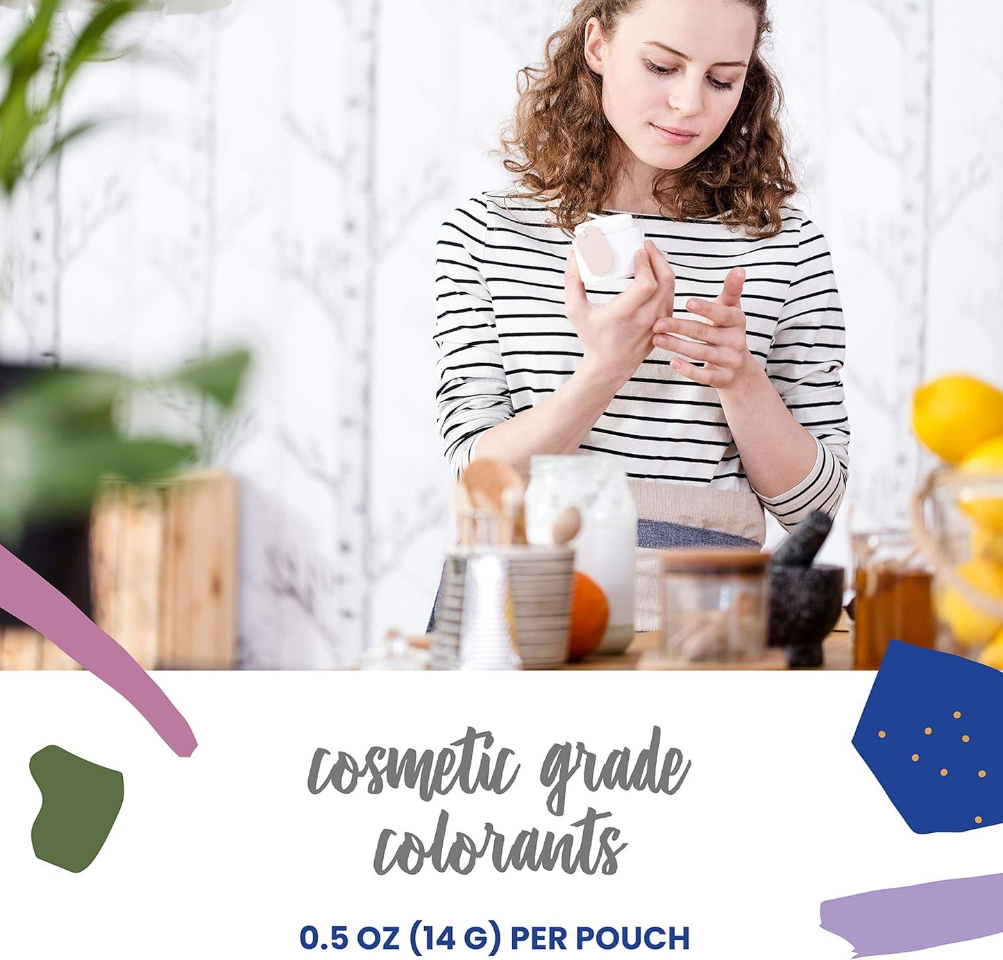 Pifito Oxide Pigment Colorants Sampler - 8 Beautiful Colors for Soap Making Supplies (.25 oz ea) - Red, Blue, Yellow, Pink, Green, Brown, Black, Violet - Bath Bombs Coloring Powder