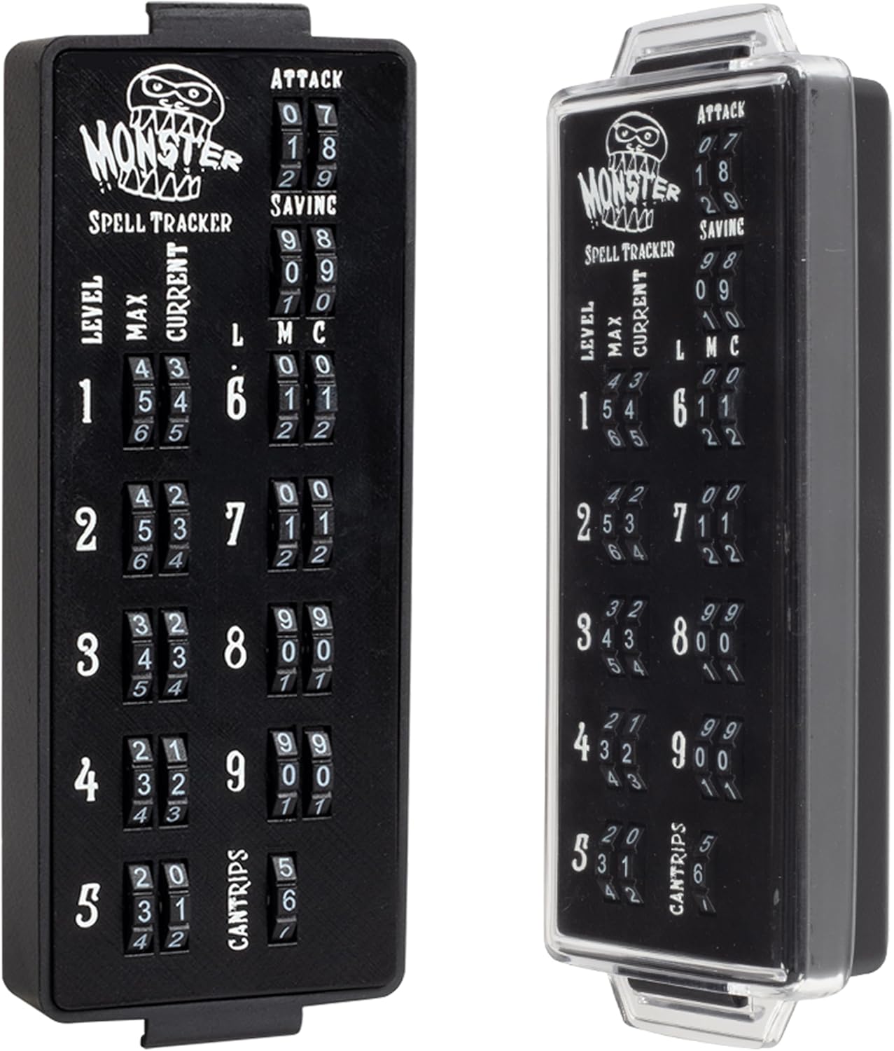 Ultimate RPG Spell Tracker for DND- Keep Track of All Magic Stats, Levels Modifiers w Adjustable Place-Locking Dials & Protective Cover- Compatible Set w Dungeons Dragons 5e Tabletop Games Accessories