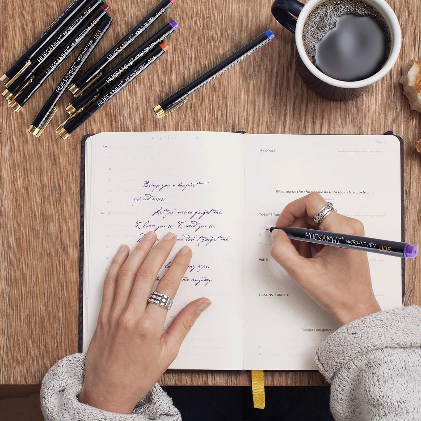 005 Micro Pen 23 Colors and 3 Black 0.20mm Fine Tip Waterproof Ink FineLiner Pens for Art Illustration Sketching, Anime Bullet Journal and Technical Drawing