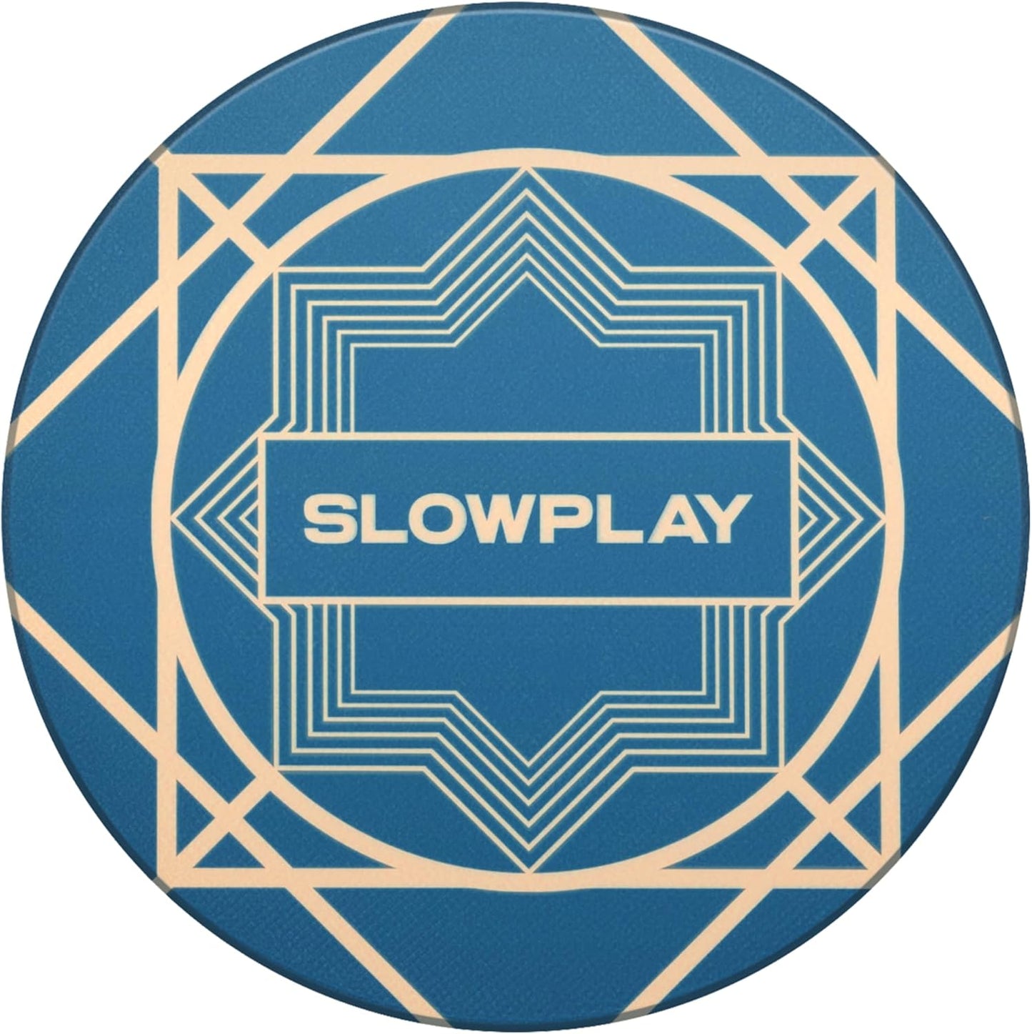 SLOWPLAY Nash Ceramic Poker Chips in Bulk, Casino Grade Ceramic 10-Gram Poker Chip for Texas Hold'em, 39mm Professional Chips Pack of 50 (Green)