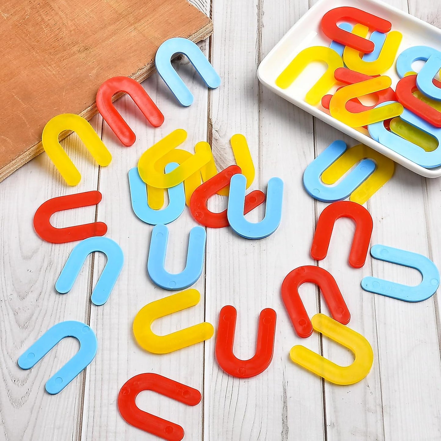 Horseshoe Shim Tile Spacers 1/16 Inch Tile Spacers U Shape Plastic Shims for Tile Leveler Spacers (1/16 Blue 1000 pieces)