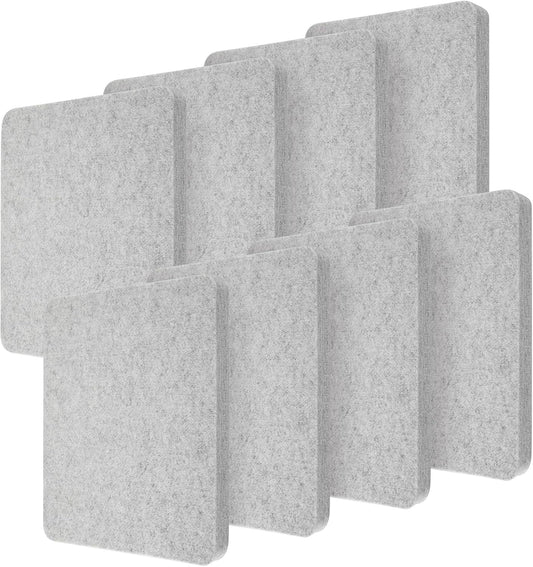 Amylove 2 Pcs Needle Felting Pad Needled Felting Mat Wool Supplies Thick Firm Base Woolen Block for Beginners Crochet Knitting Projects Kit Tool, Gray (8 x 10 x 1 Inch)