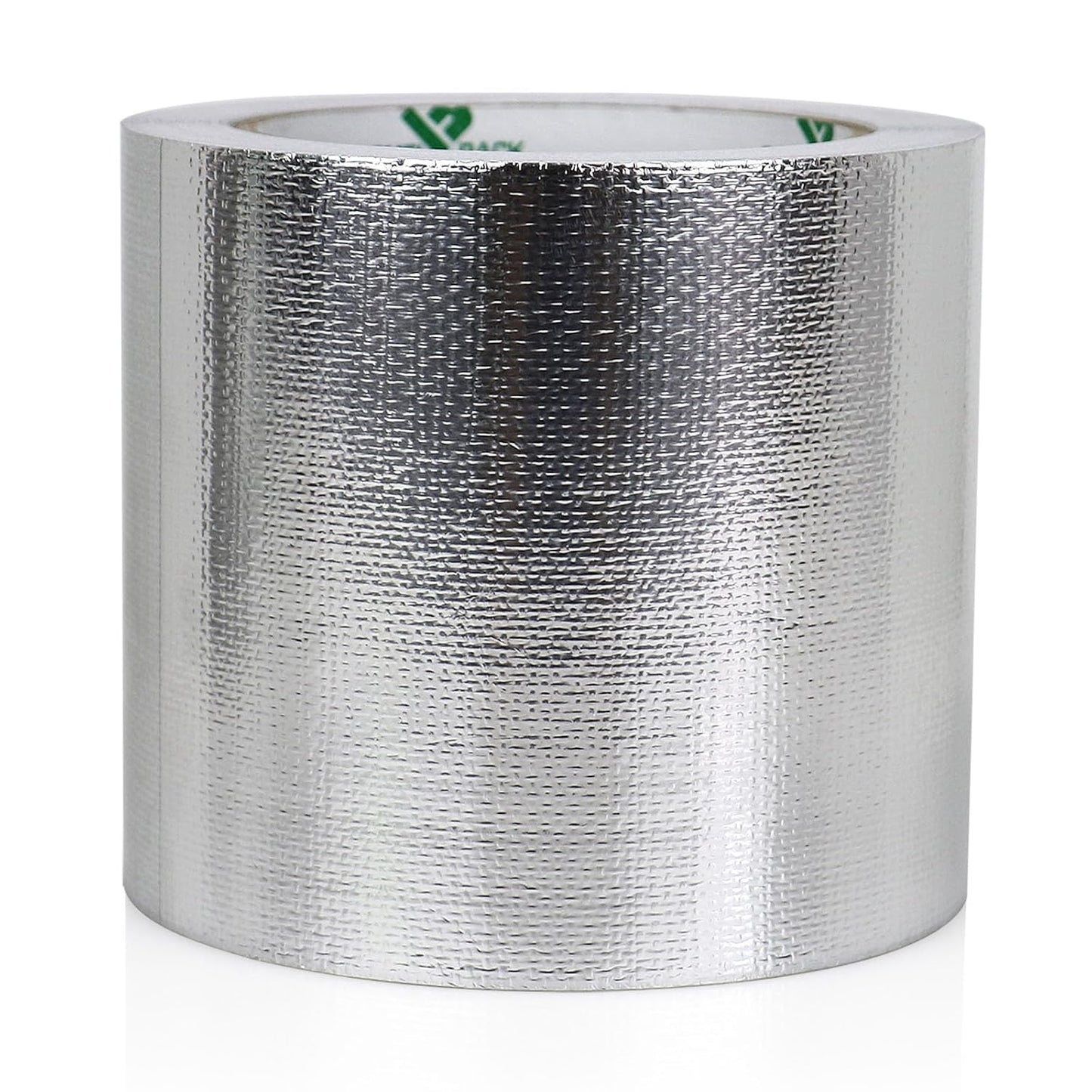 BOMEI PACK Adhesive Aluminum Foil Heat Shield Tape Barrier 4in x 66ft, Fiberglass Thermal Insulation Reflective Material High Temp