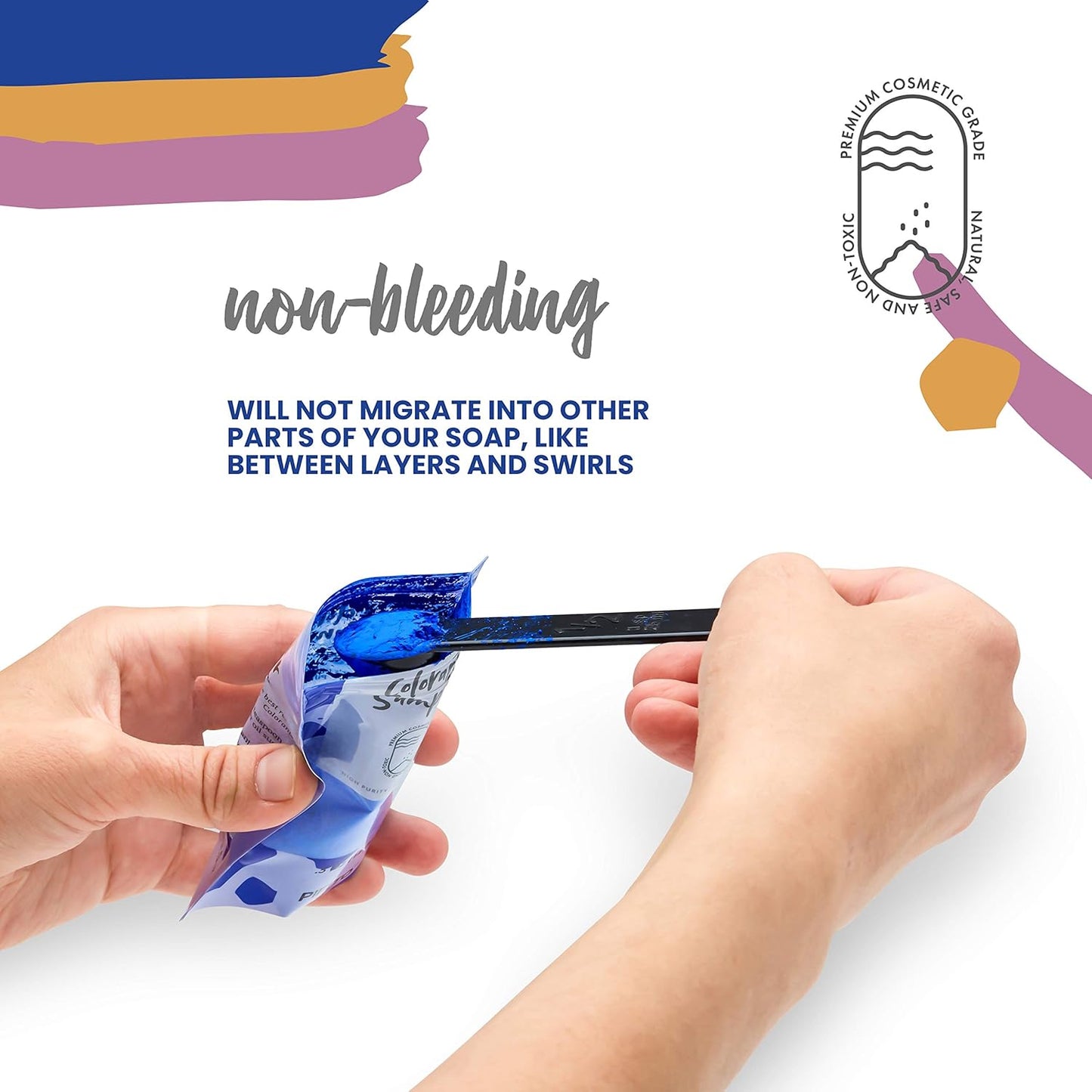 Pifito Oxide Pigment Colorants Sampler - 8 Beautiful Colors for Soap Making Supplies (.25 oz ea) - Red, Blue, Yellow, Pink, Green, Brown, Black, Violet - Bath Bombs Coloring Powder