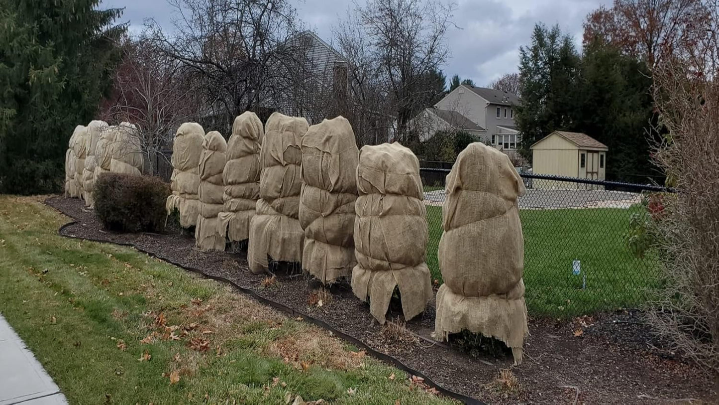 36-Inch Wide x 150 feet Long, Burlap Fabric Roll | 36" by 50 Yards | Non- Fraying| Wide and Tightly Woven | Outdoor Wedding Aisle Runners roll