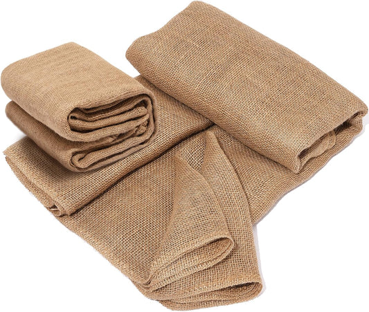 40" x40 Feet Premium Natural Burlap Fabric Roll – Multipurpose for Gardening, Weddings, Crafts & Holiday Decor – Wedding Aisle Runner, Halloween/Christmas Burlap, Weed Barrier & More