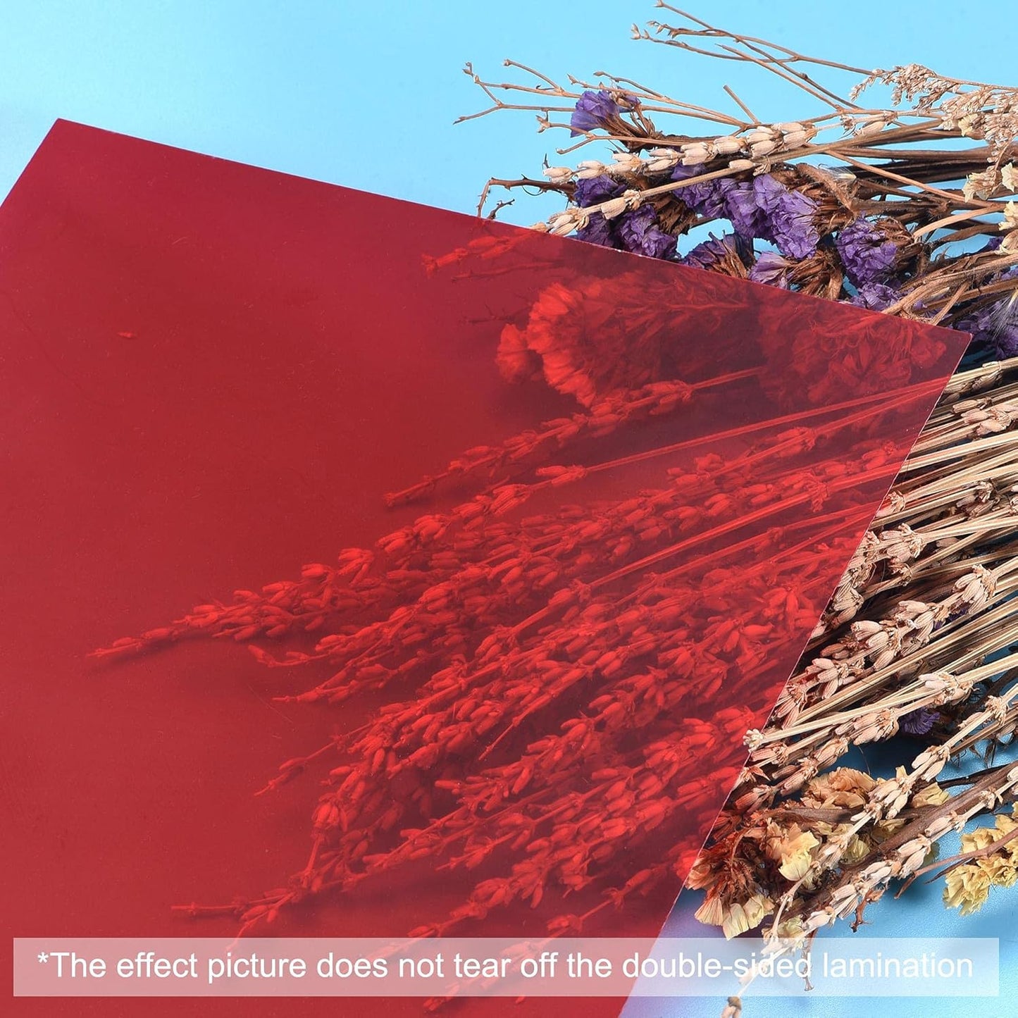 uxcell 4Pcs A4 Gel Light Lighting Filter Overlay Transparent Color Correction Plastic Vinyl PVC Sheets Photography Television Red,0.3mm