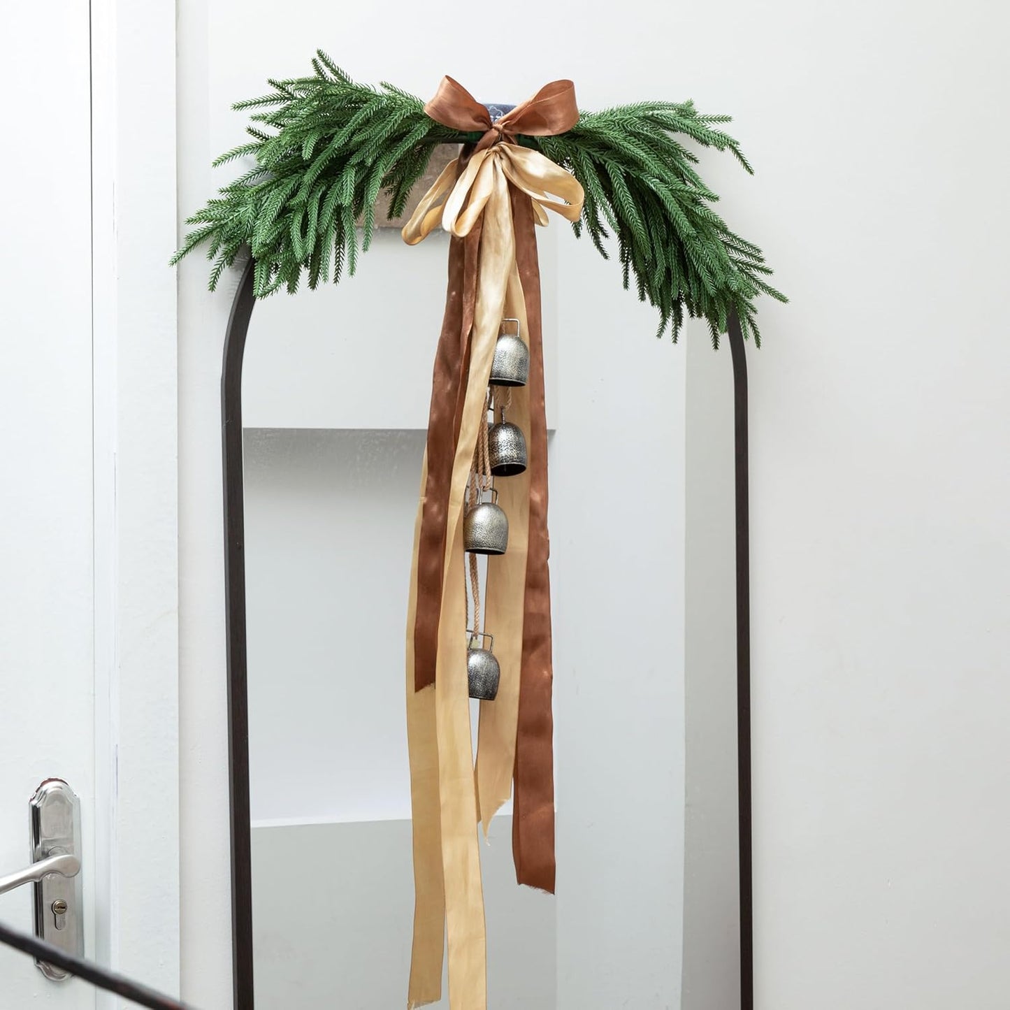 12 Pcs Artificial Norfolk Pine Branches - 18" Realistic Faux Christmas Greenery Stems Fake Evergreen Cedar Picks Winter Greens for Vase DIY Crafts Garland Wreath Indoor Outdoor Holiday Decor