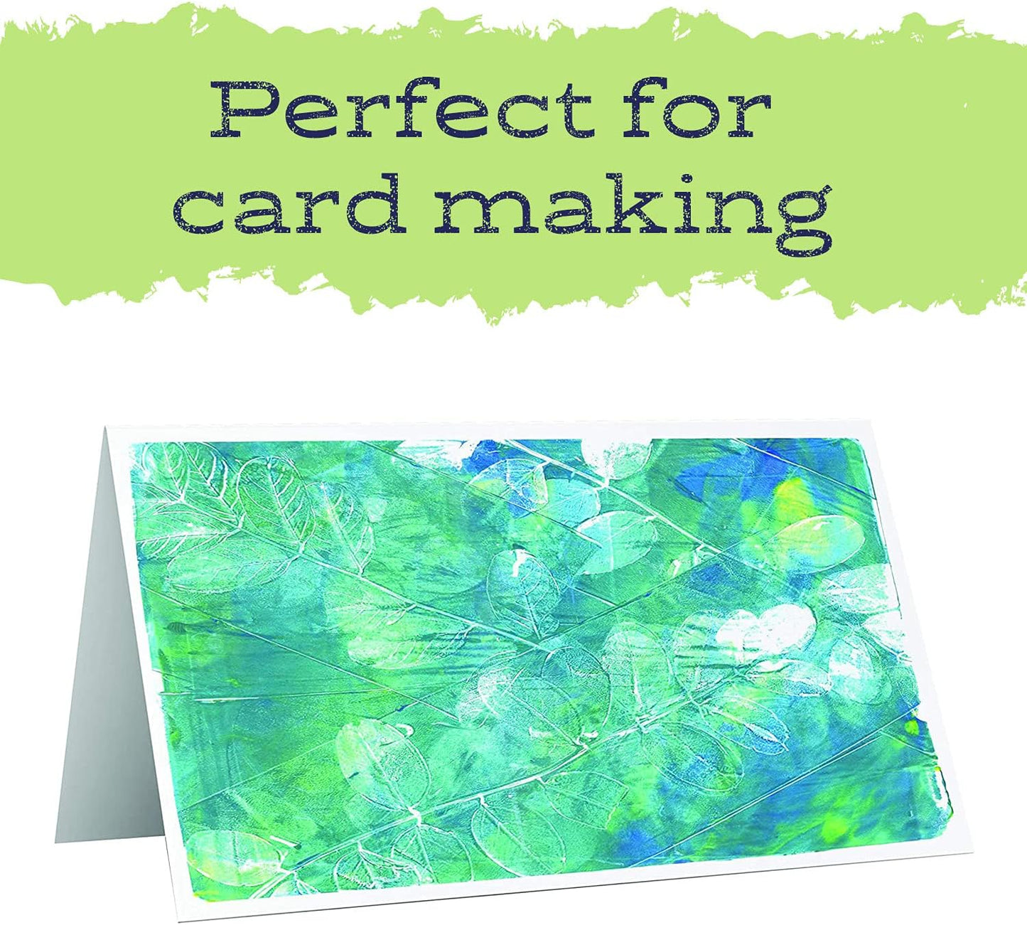 Gel Press Monoprinting Print Plate - 5” X 7” Gel Plate - Printmaking Supplies - Reusable Gel Printing Plate for Press Art for Card Making, Scrapbooking, Journaling, Arts and Crafts, Home Decor