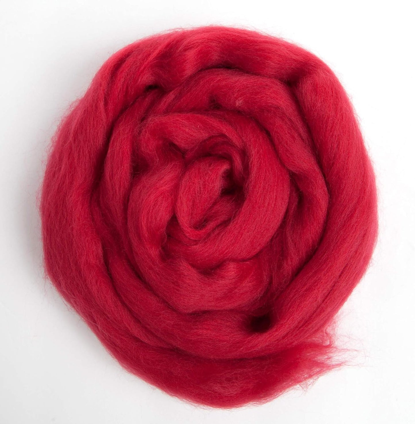 Desert Breeze Distributing 100% Natural Merino Wool Roving - Premium Combed Top Merino Roving Wool - Tapestry, Spinning, Wet Felting & Needle Felting Supplies - 21.5 Micron - 1 oz, Color Cinnabar