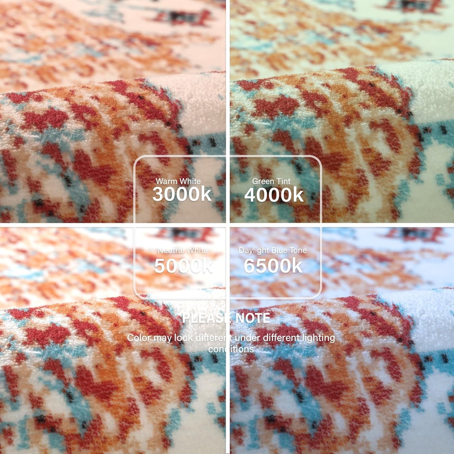 Lahome Bohemian Floral Medallion Round Rug - 6Ft Soft Rug for Living Room Washable Rug for Dining Room, Vintage Faux Wool Non Slip Cute Table Throw Carpet for Coffee Table Nursery Guest Room